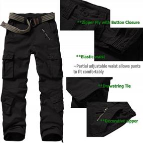 img 2 attached to Women'S Cotton Casual Military Army Cargo Combat Work Pants With 8 Pocket