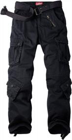 img 4 attached to Women'S Cotton Casual Military Army Cargo Combat Work Pants With 8 Pocket