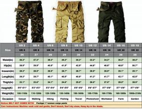 img 1 attached to Women'S Cotton Casual Military Army Cargo Combat Work Pants With 8 Pocket