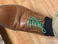 img 1 attached to Upgrade Your Shoe Style With DailyShoes Round Waxed Shoelaces: Perfect For Oxford And Flat Dress Shoes (One Pair) review by Robert Lewis