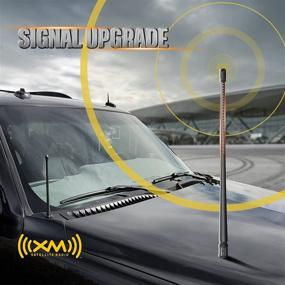 img 3 attached to 📡 CROSSHIP 13 Inch Antenna for 2012-2022 Dodge Ram 1500 2500 - Car Wash Proof Replacement - Optimized XM/FM/AM Reception