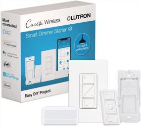 img 4 attached to Lutron Caséta Wireless Smart Lighting Starter Kit - Compatible With Alexa, Google Assistant, Ring, And Apple HomeKit