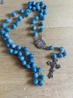 img 1 attached to 🔹 Catholic Miraculous Turquoise Jewelry for Boys at Nazareth Store review by Kenny Noel