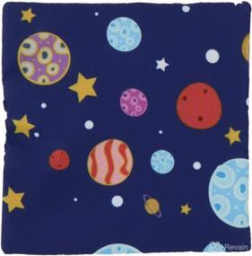 img 3 attached to Outer Space Crinkle Paper Sensory Toy for Infants, Babies, and Toddlers - 6 Inch x 6 Inch