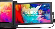 duex portable kickstand: lightweight, adjustable brightness, 12.5" ips laptop monitor - second screen, usb connectivity, 1920x1080p, 60hz logo