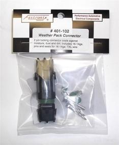 img 1 attached to 🌦️ Fastronix Weather Pack Connector Kit (2-Pin): The Ideal Solution for Weatherproof Connections