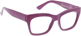 img 1 attached to 👓 Peepers Women's Shine On Square Blue Light Blocking Reading Glasses, Pink, 53 + 1.5 - Enhanced for SEO