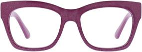 img 3 attached to 👓 Peepers Women's Shine On Square Blue Light Blocking Reading Glasses, Pink, 53 + 1.5 - Enhanced for SEO