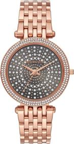 img 4 attached to Michael Kors Womens Quartz Stainless Women's Watches ~ Wrist Watches