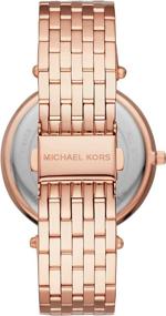 img 3 attached to Michael Kors Womens Quartz Stainless Women's Watches ~ Wrist Watches