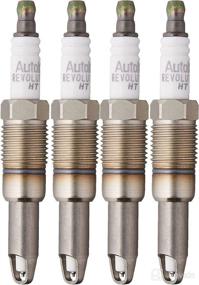 img 2 attached to Pack of 4 Autolite HT15-4PK Platinum High Thread Spark Plugs