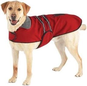 img 2 attached to Reflective Vest for Pet Dogs - Warm Coat Jacket in 3 Colors and 5 Sizes by O&amp;C