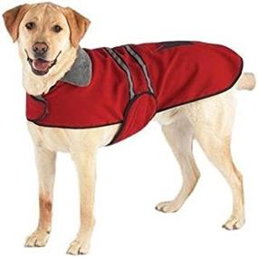 img 1 attached to Reflective Vest for Pet Dogs - Warm Coat Jacket in 3 Colors and 5 Sizes by O&amp;C