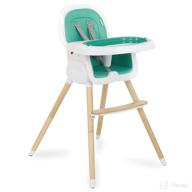 🪑 dream on me lulu 2-in-1 convertible highchair: atlantis green, compact, lightweight & portable - a must-have for mealtime! logo