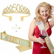 make her 50th birthday party even more special with kicosy's women's gift set: sash, tiara, crown, and more! logo