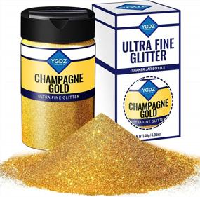 img 4 attached to YGDZ Gold Glitter Powder - 140G For Tumblers, Resin Crafts & Cosmetic Applications!