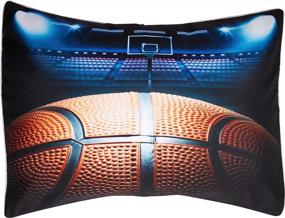 img 2 attached to 🏀 SHINICHISTAR Basketball Comforter Set Queen: Ultimate Sport Bedding for Boys and Teens - 3 Piece Set!