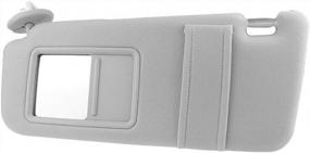 img 3 attached to Driver Left Sun Visor For 2009-2016 Toyota Venza With Sunroof 74320-0T022-B1