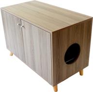 🐱 concealed cat litter box furniture enclosure logo