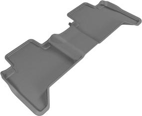 img 4 attached to 3D MAXpider 2016-2020 Toyota Tacoma Double Cab Kagu 2Nd Row Floormats - Gray (L1TY19221501)