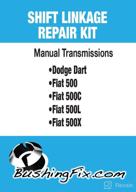 🔧 bushingfix fm1kit - manual transmission shift cable bushing repair kit for abarth fiat 500, turbo fiat 500, mini cooper, jeep compass, renegade logo