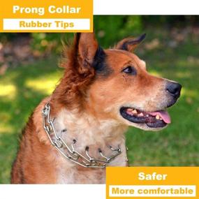 img 1 attached to 🐶 Vinyl Comfort Prong Collar Covers 2.25mm for Herm. Sprenger Collars (50 Pack), Fits 2.0mm-3.0mm Pinch Collars