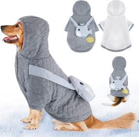 img 4 attached to Sweaters Winter Windproof Clothes Apparel Dogs