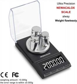 img 3 attached to High Precision Milligram Scale With Calibration Weights - Portable Digital Weighing For Jewelry, Reloading, And Power Components