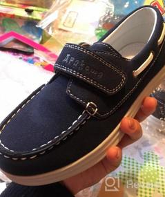 img 5 attached to Apakowa Casual Toddler Little Boys Loafers Shoes