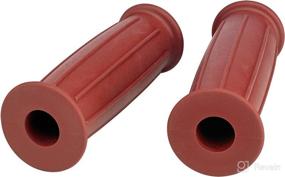 img 2 attached to 🔴 Lowbrow Customs Oxblood Red 1-inch GT Grips - Ideal for Ironhead, Panhead, Shovelhead, & Custom Bike Builds