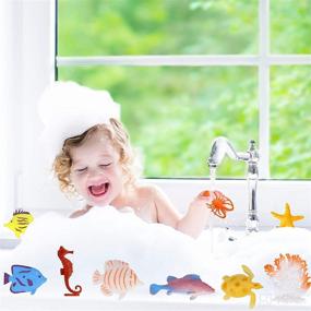 img 1 attached to 🌊 Pawliss 52-Piece Ocean Sea Animals Toys - Under The Sea Life Figure Bath Toys for Kids - Plastic Marine Creatures Favors - Mini Toys for Education - Tiny Toys for Better SEO