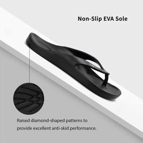 img 1 attached to Comfortable And Stylish Flip Flops For Summer: LUFFYMOMO Womens Mens Slip-On Sandals