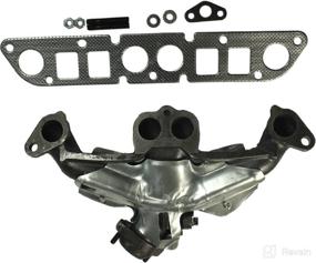 img 4 attached to JDMSPEED Cast Iron Exhaust Manifold Kit 674-225 Replacement for Cherokee Dakota Truck Wrangler 2.5L - Includes Gasket