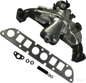 img 2 attached to JDMSPEED Cast Iron Exhaust Manifold Kit 674-225 Replacement for Cherokee Dakota Truck Wrangler 2.5L - Includes Gasket