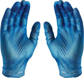 img 3 attached to 🧤 GLOVEWORKS Blue Vinyl Light-Industrial Disposable Gloves, 3 Mil, Food-Safe, Latex & Powder-Free, Medium, Box of 100 - Convenient and Reliable Hand Protection for Various Industries