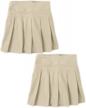 girls' pleated skort by the children's place logo