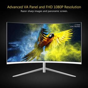img 3 attached to Z Edge Z-EDGE 1920X1080 Backlight Eye Care Technology 75Hz Curved HDMI HD Monitor