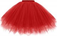 vintage tulle ballet bubble dance party costume adult skirts - gardenwed christmas tutu skirt for women with optimal seo logo