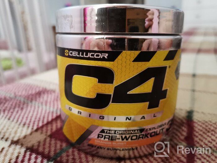 img 1 attached to Cellucor C4 Original icy blue razz pre-workout 195g can review by Barbara Cholewa ᠌