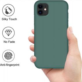 img 2 attached to 📱 Kocuos iPhone 11 Case: Ultimate Protection in Green - Anti-Scratch, Shock Absorption, Full Body Liquid Silicone Cover