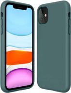 📱 kocuos iphone 11 case: ultimate protection in green - anti-scratch, shock absorption, full body liquid silicone cover логотип