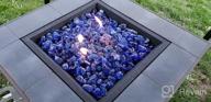 img 1 attached to Enhance Your Fire Experience With Mr. Fireglass Crushed Fire Glass In High Luster Turquoise - Perfect For Fire Pits And Landscaping! review by Bob Novitsky