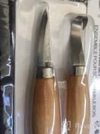 img 1 attached to Complete Morakniv Woodworking Knife Set For Wood Carving, Includes 120 Carving Knife And 164 Hook Knife, Multi-Purpose Tools In One Size (M-MPW) review by Sean Lafond
