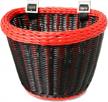 junior bike basket with front handlebar by colorbasket - compact and stylish storage solution logo