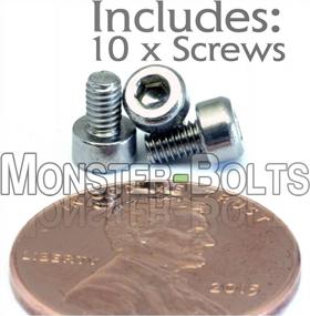 img 3 attached to M2.5 X 4Mm Socket Head Screws, DIN 912 Stainless Steel 10 Pack - MonsterBolts