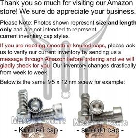 img 2 attached to M2.5 X 4Mm Socket Head Screws, DIN 912 Stainless Steel 10 Pack - MonsterBolts