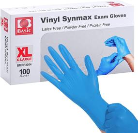 img 4 attached to 100 Pcs Disposable Exam Gloves, Blue Latex-Free Gloves for Cleaning, Powder-Free and Ideal for All Purposes