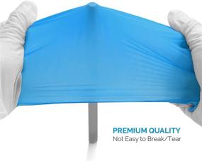img 2 attached to 100 Pcs Disposable Exam Gloves, Blue Latex-Free Gloves for Cleaning, Powder-Free and Ideal for All Purposes
