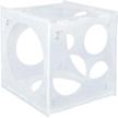 collapsible plastic balloon sizer cube box for balloon decorations, arches, and columns - 9 sizes (2-10 inch) perfect for party planning logo