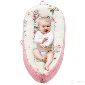 img 4 attached to 👶 Co Sleeping Baby Lounger | Newborn Sleeper Nest Bed | Washable Infant Cosleeping Bed | Portable Crib Bassinet | Essential Must-Have for Newborns